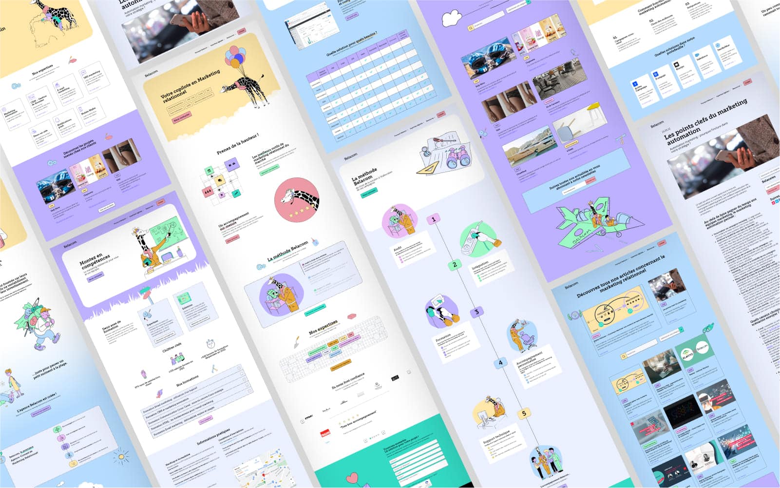 Refonte de l'identité visuelle et du site institutionnel de Belacom