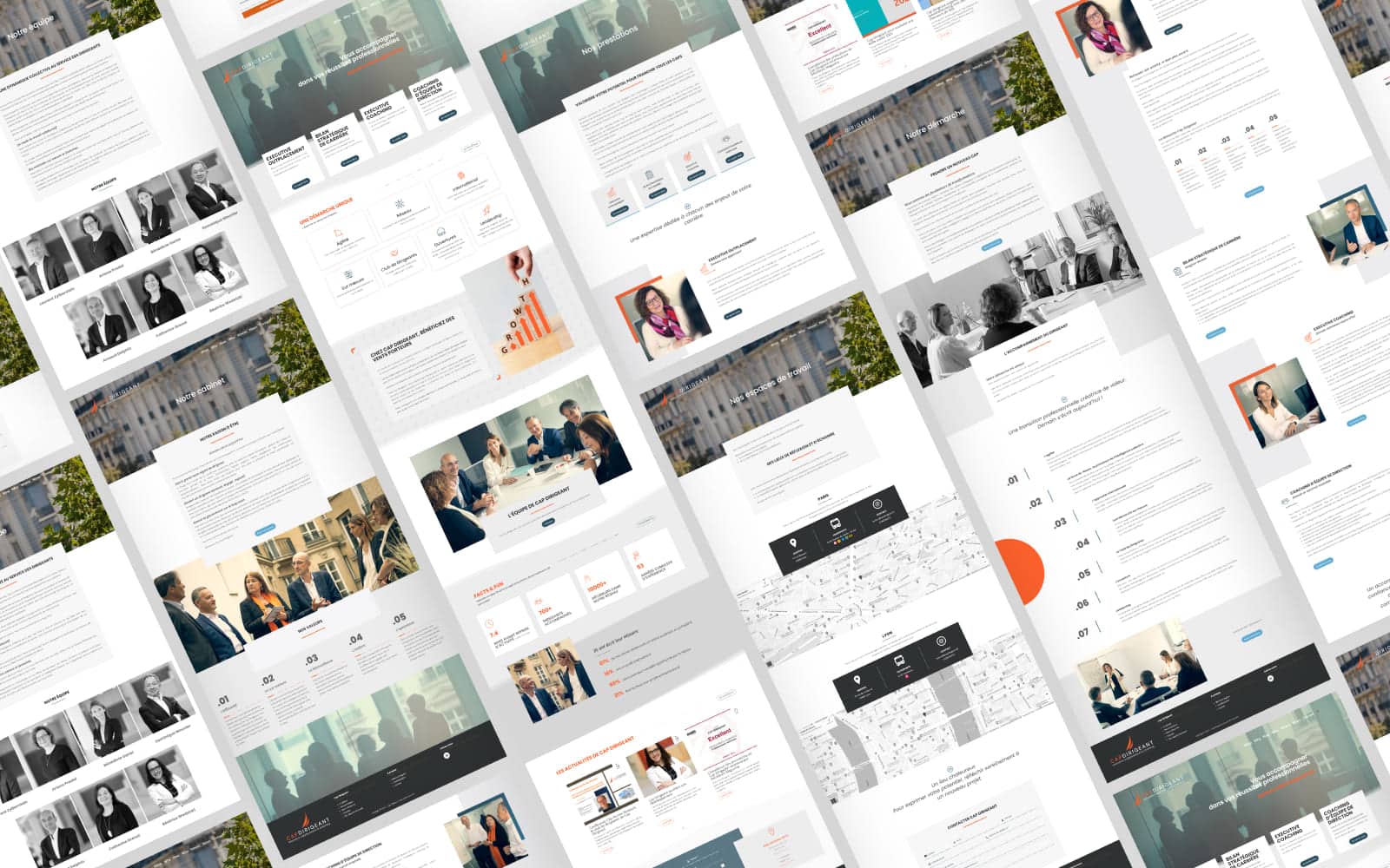 Construction de l'image de marque du cabinet Cap Dirigeant et accompagnement digital
