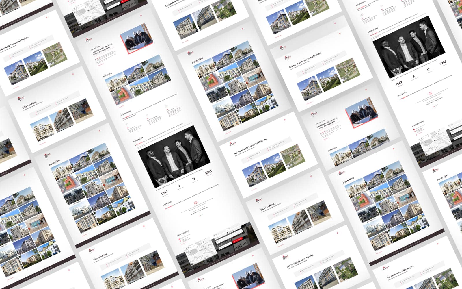 Développement d'un site vitrine pour le cabinet d'études