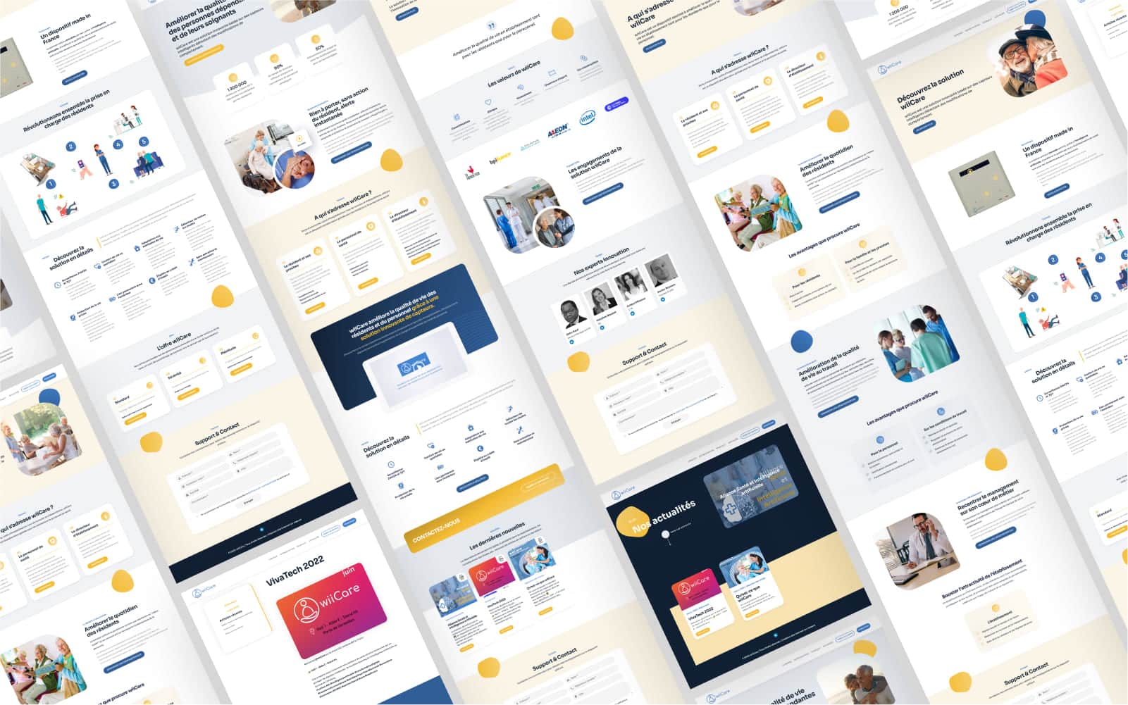Création d'un site vitrine pour un objet connecté à destination du marché senior