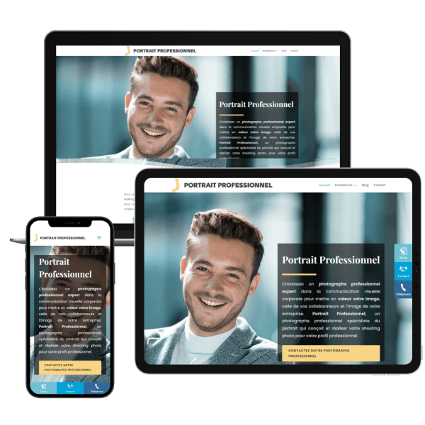 Stratégie de marketing de contenu pour le site Portrait professionnel