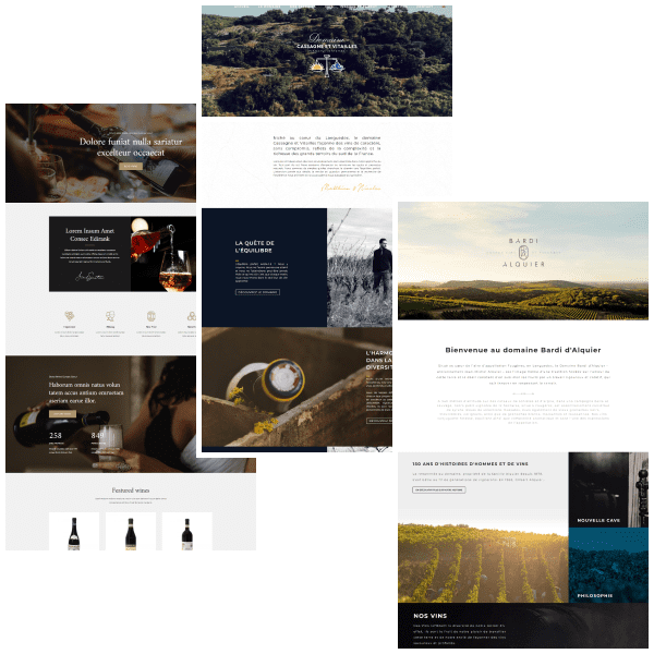 Création de site internet pour les professionnels du vin