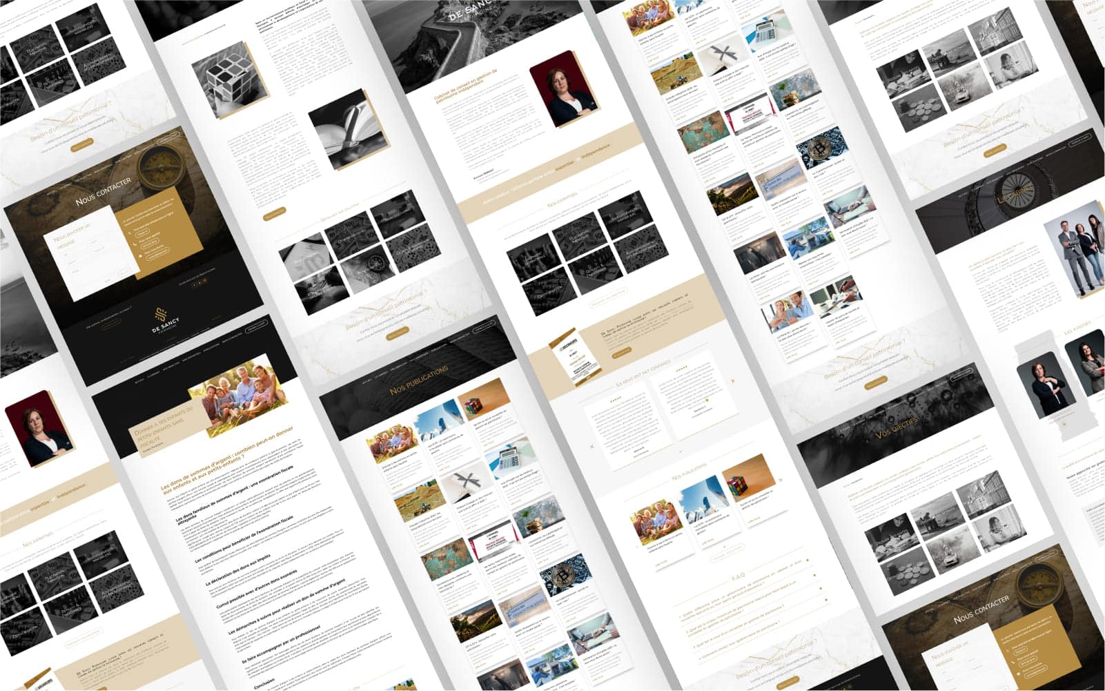 Optimisation technique du site internet du cabinet De Sancy Patrimoine