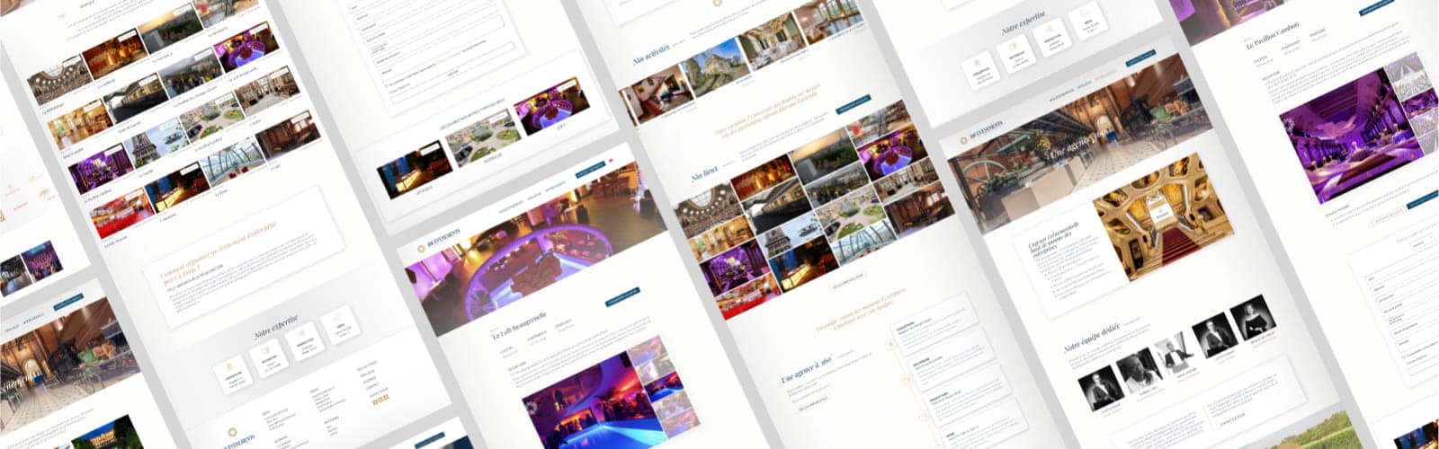 Refonte du site corporate du groupe événementiel IDF événements