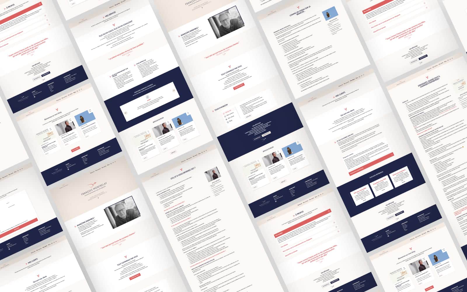 Création d'un site pour un consultant en profession libérale