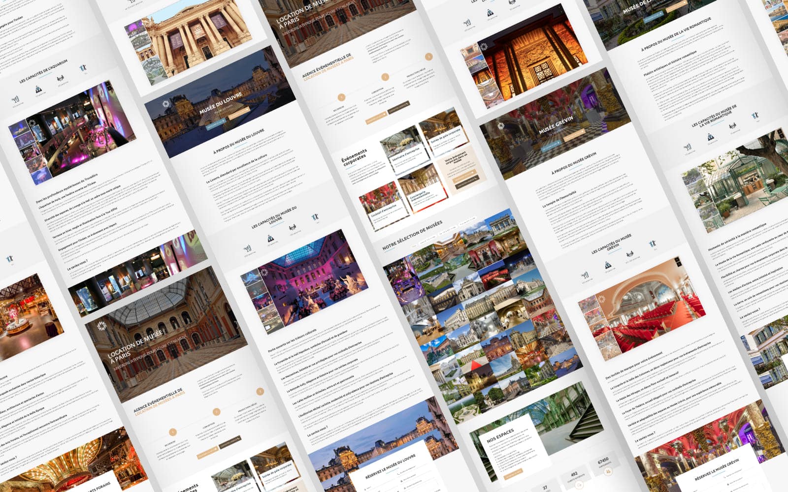 Création d'un site vitrine pour une agence événementielle à Paris