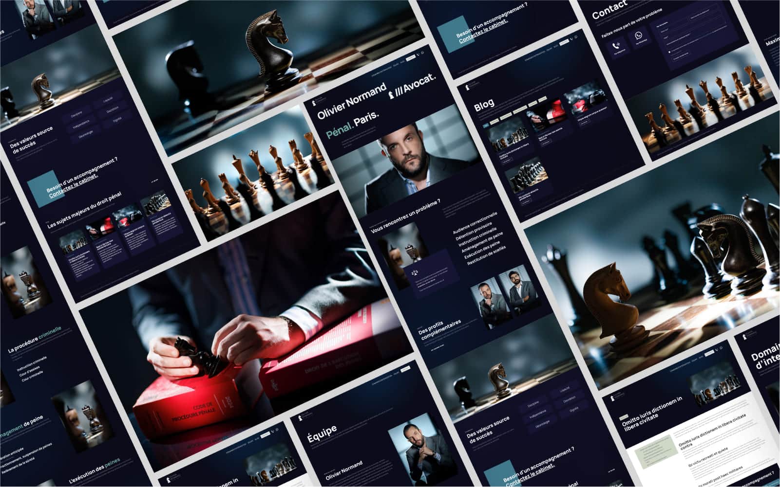 Création d'un site internet pour un avocat pénaliste à Paris