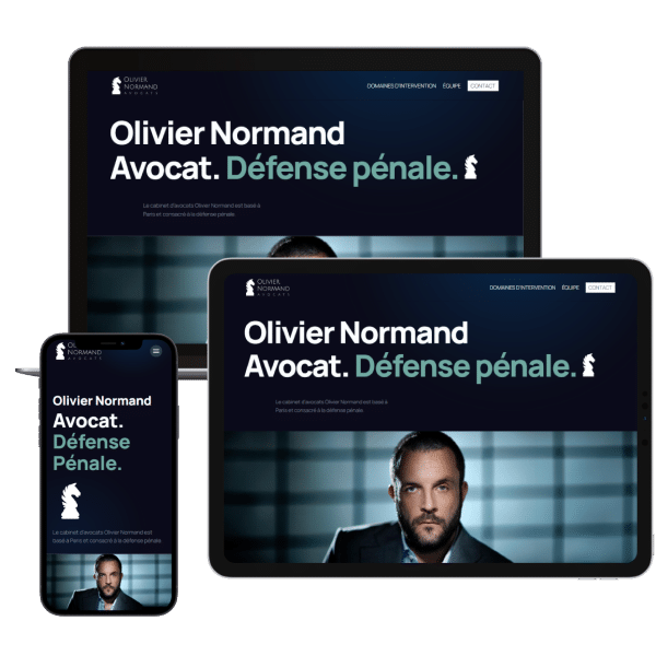 Création d'un site internet pour un avocat pénaliste à Paris