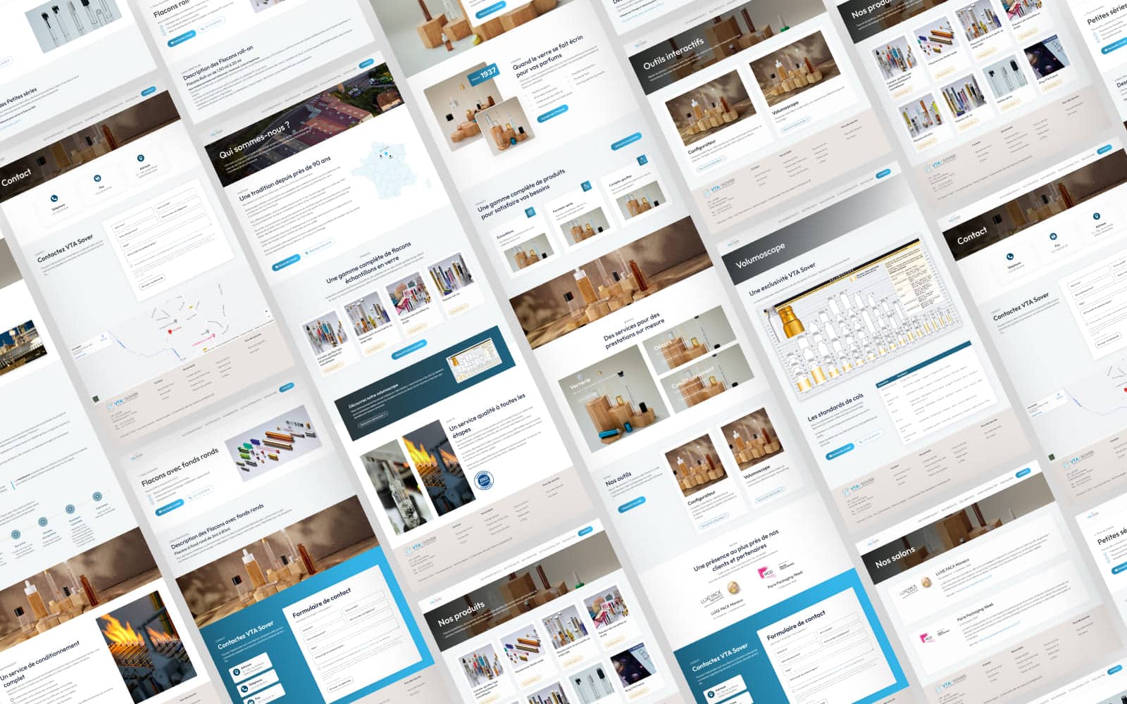 Refonte du site vitrine d'une entreprise industrielle