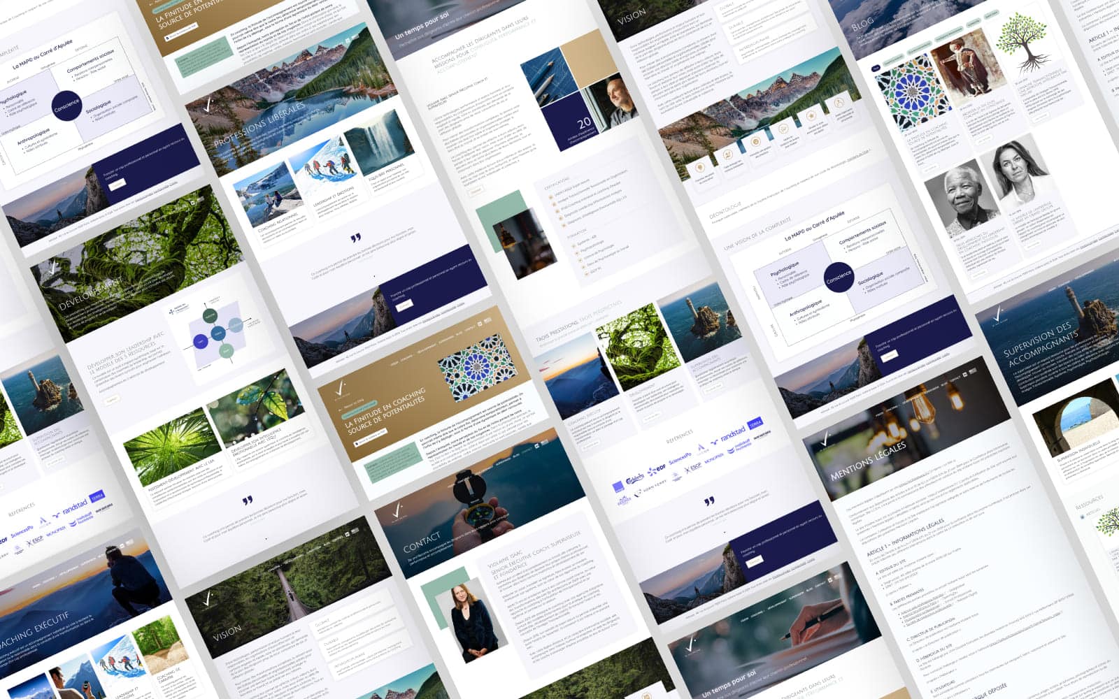 Refonte d'un site internet de coach profession libérale