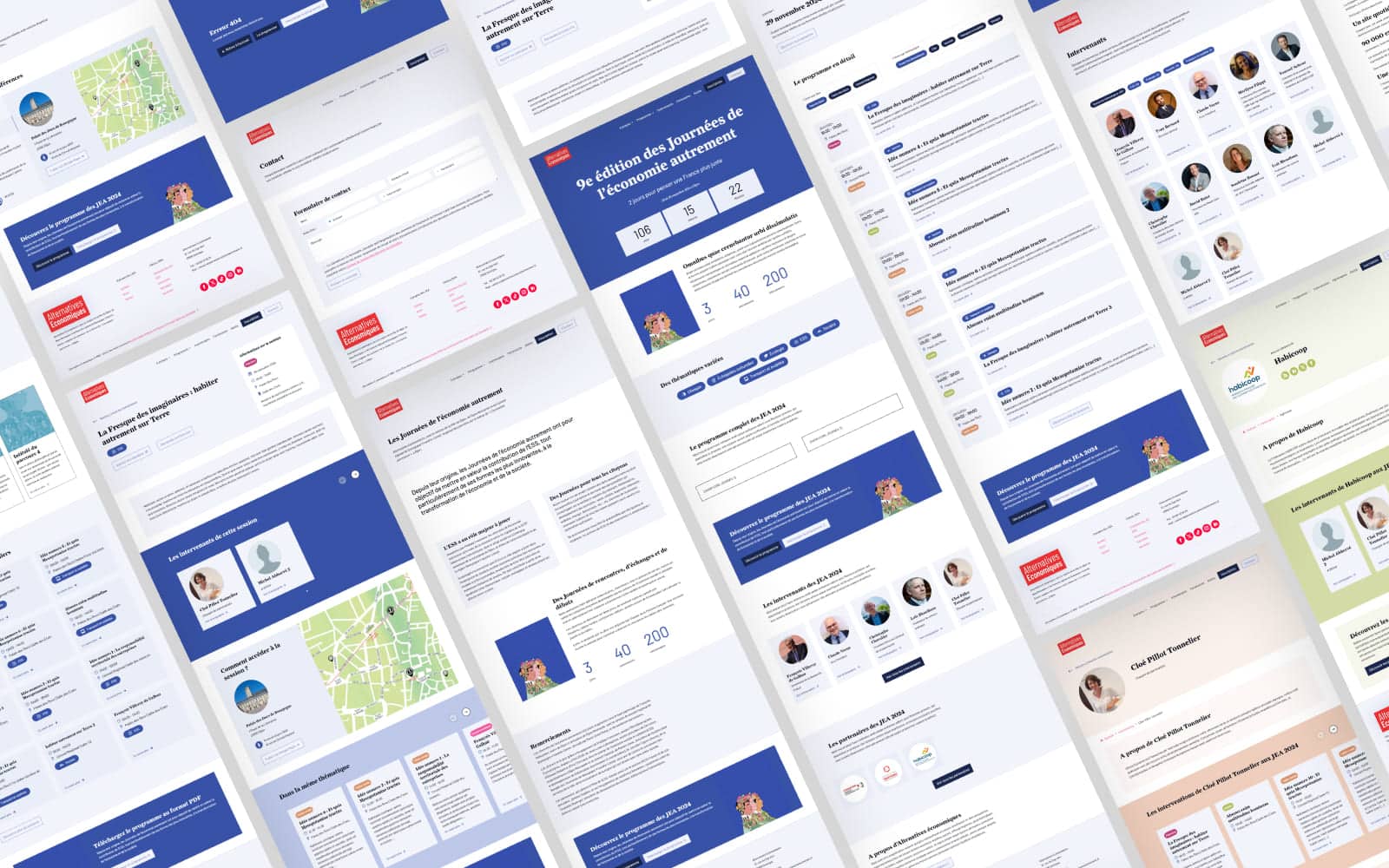 Refonte d'un site pour un événement sur 3 jours