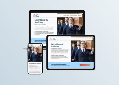 Développement d&rsquo;un site web faisant la promotion des métiers du funéraire